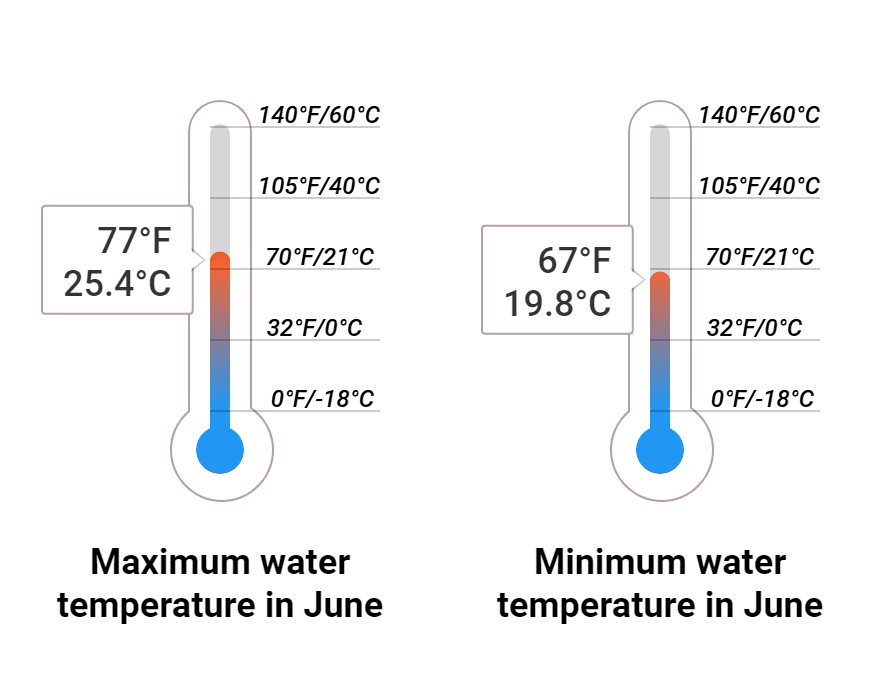 Average Sea temperature